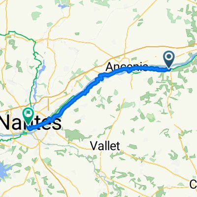 Day 8,   Saint-Florent-le-Vieil to Nantes