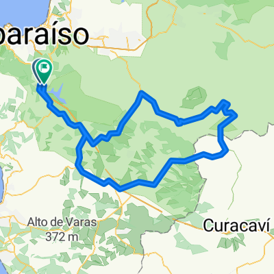 Route in Valparaíso