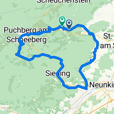 Bahnstraße, Grünbach am Schneeberg to Neubaustraße, Grünbach am Schneeberg