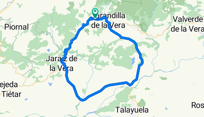 Aldeanueva de la Vera a Aldeanueva de la Vera