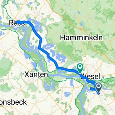 Von Voerde (Niederrhein) bis Wesel