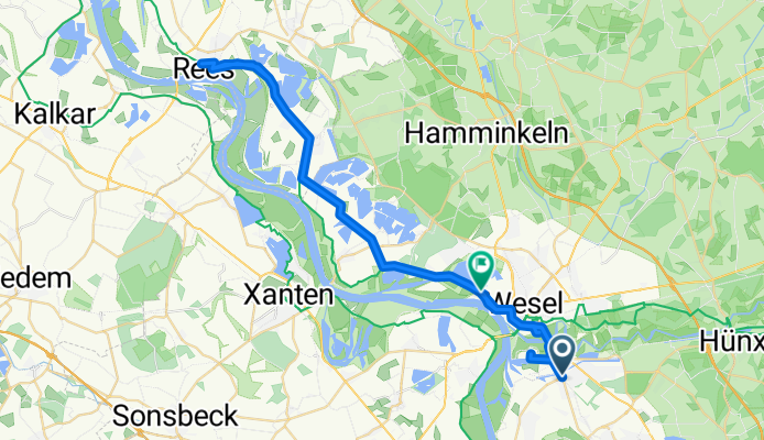 Von Voerde (Niederrhein) bis Wesel