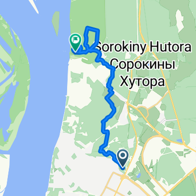 От улица Демократическая до Лысая гора