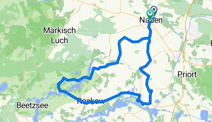 Route in Nauen