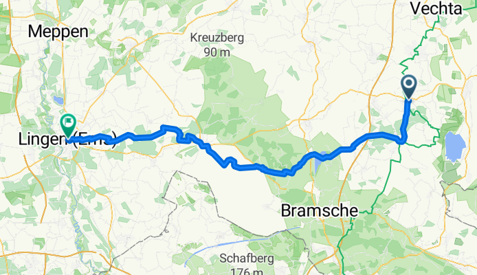 Route zu Lingen (Ems)