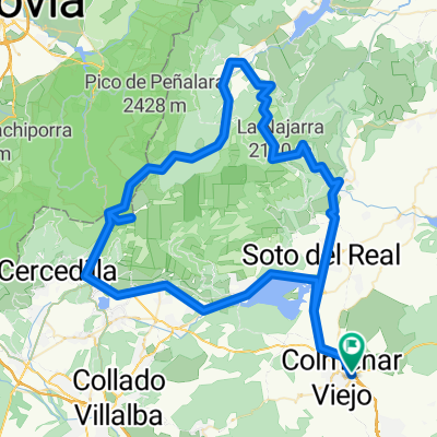 Route to Real Sitio de San Ildefonso