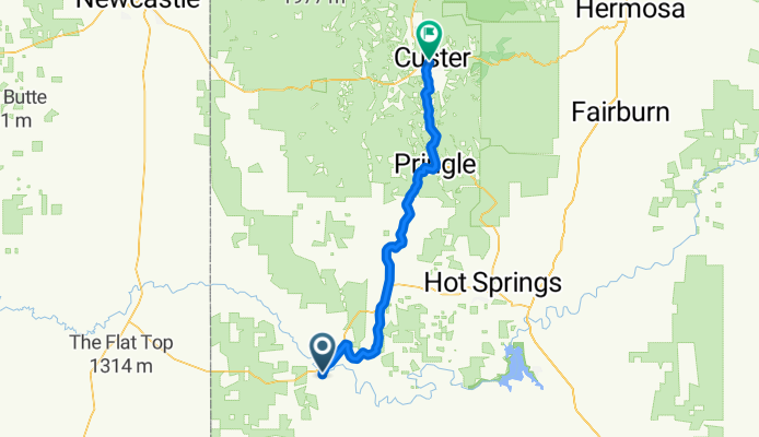 Mickelson Trail Day 3 Edgemont to Custer
