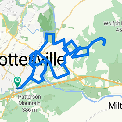 Route in Charlottesville