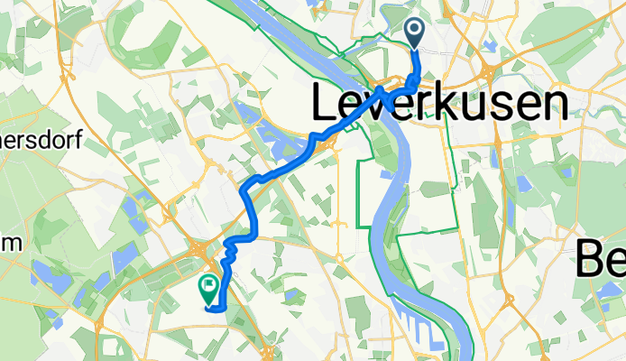 Von-Ketteler-Straße, Leverkusen nach Bertha-Sander-Straße, Köln