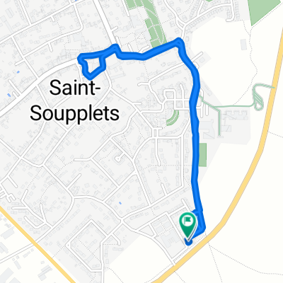 Rue du Chemin de Fescheux, Saint-Soupplets à Rue du Chemin de Fescheux, Saint-Soupplets