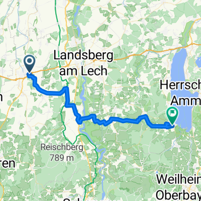 Von Buchloe bis Dießen am Ammersee