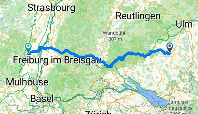 Von Mittelbiberach bis Colmar