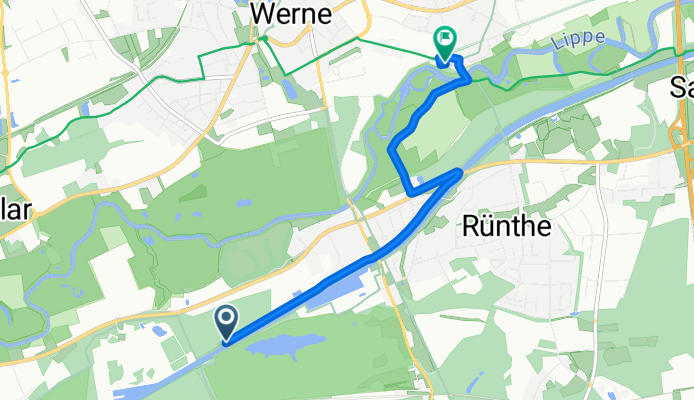 Bergkamen nach Lippestraße, Werne