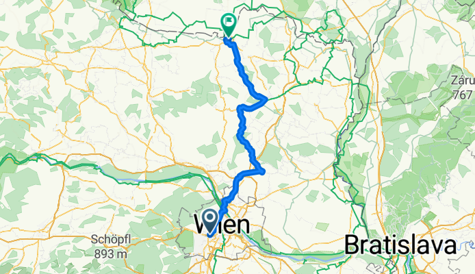 Von Wien bis Laa an der Thaya