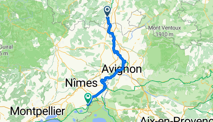 9.Tag (6.8.) bourg-saint-andenol nach saint gilles