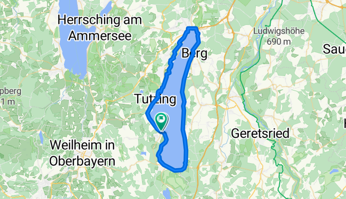 Runde Starnbergersee ab Hotel Seeblick Dorfstraße