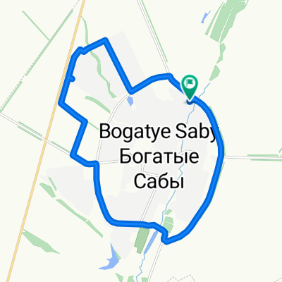 Губдуллы Тукая улица, Сабинский район до Губдуллы Тукая улица, Сабинский район