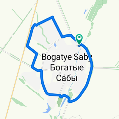 Губдуллы Тукая улица, Сабинский район до Губдуллы Тукая улица, Сабинский район