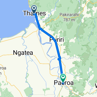 Thames to Paeroa (NZ)