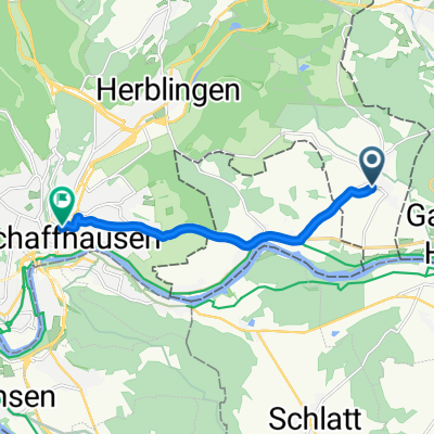 Im Chloster, Dörflingen nach Bahnhofstrasse, Schaffhausen