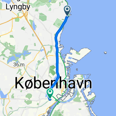Strandvejen, Charlottenlund to Bernstorffsgade, København V
