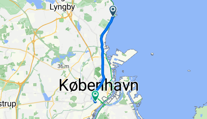 Strandvejen, Charlottenlund to Bernstorffsgade, København V