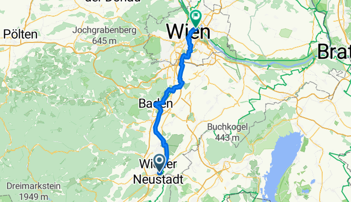 From Wiener Neustadt to Vienna