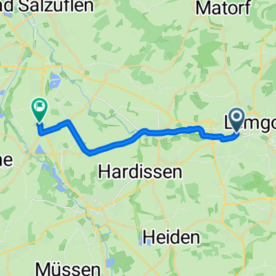 Steinweg, Lemgo nach Wettbreden, Bad Salzuflen