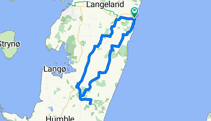 Spodsbjerg - Lindelse - Skovsgård - Spodsbjerg