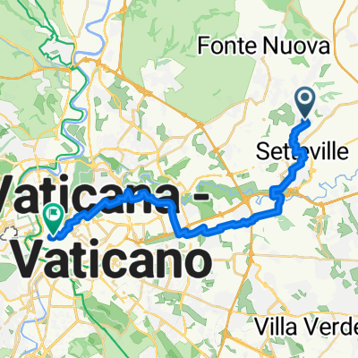 Da Via Vallinfreda a Piazza di Trevi