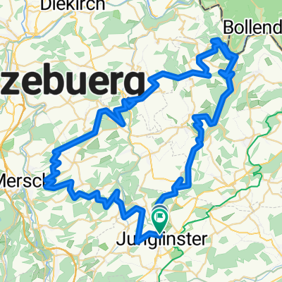 80 km MTB around Junglinster