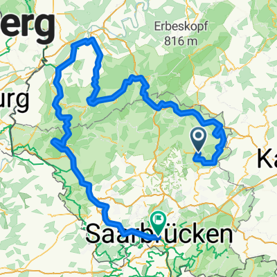 Radtour St.Wendel über Bahnradweg nach Saarbrücken
