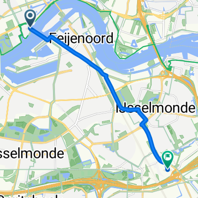 Gedempte Zalmhaven, Rotterdam to Zeemanstraat, Barendrecht