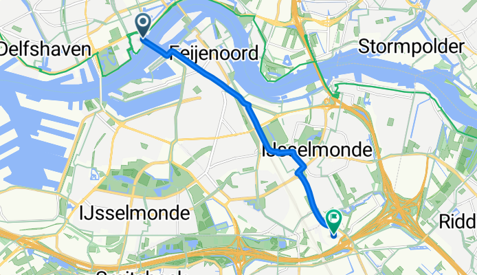Gedempte Zalmhaven, Rotterdam to Zeemanstraat, Barendrecht