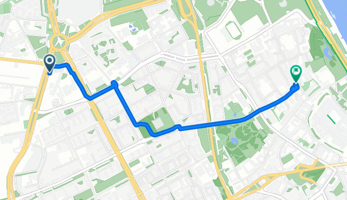 Dzika, Warszawa do Freta, Warszawa