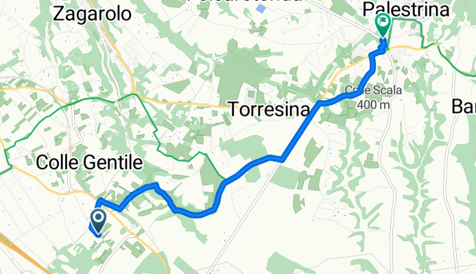 Da Via Colle la Torre a Via Pedemontana