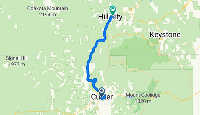 Mickelson Trail Custer to Hill City Day 4 Recovery day