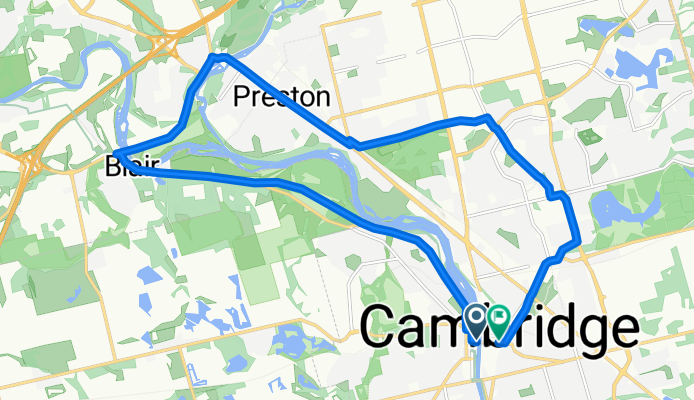 Galt to Preston, big loop