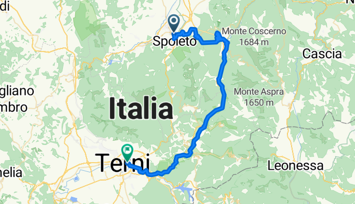 Spoleto corr terni antica ferrovia greenway