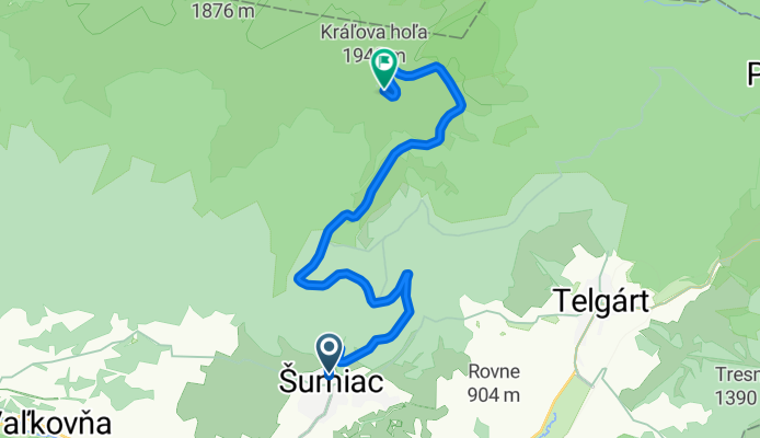 Šumiac do Kráľovohoľská cesta