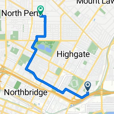 Claisebrook Road to Fitzgerald Street 450B