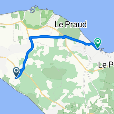 Route de Gros Jonc, Le Bois-Plage-en-Ré nach Cours Félix Faure, La Flotte