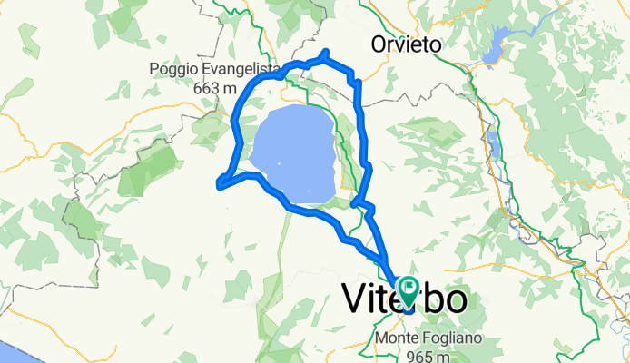 giro largo lago di Bolsena