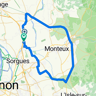 Route de l'Europe, Courthézon à Bédarrides