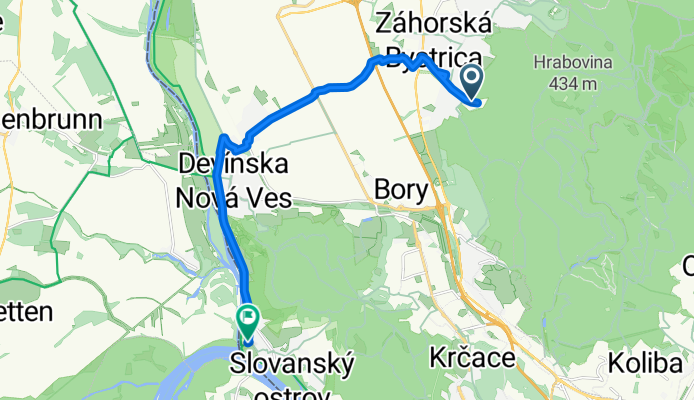 Na Holom vrchu, Bratislava IV до Muránska, Bratislava IV