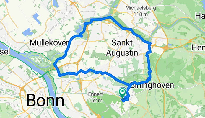 Ettenhausener StraĂźe, Bonn nach Steinacker, Bonn