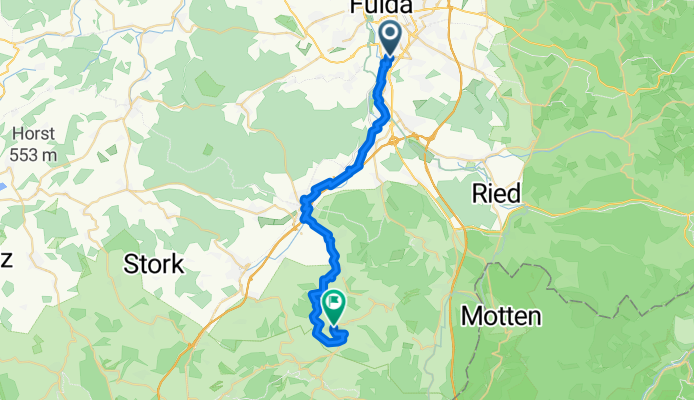 Kohlhäuser Straße, Fulda nach Landrückenstraße, Kalbach