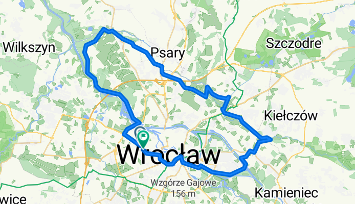 Wrocław Mikołajów (Zachodnia) do Wrocław Mikołajów (Zachodnia)