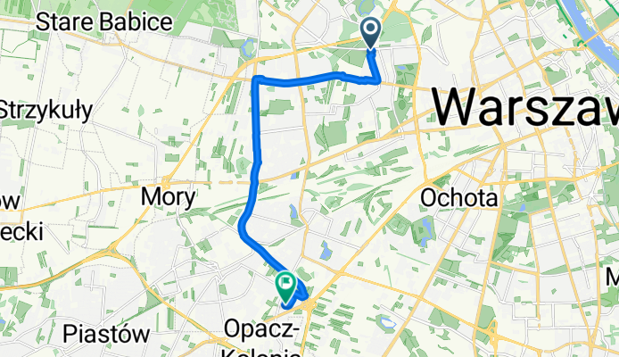 Ks Janusza, Warszawa do A Prystora, Warszawa
