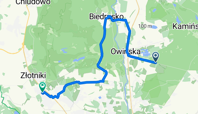 Owińska to Opieńkowa, Złotniki